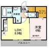プルミエ　Ｂ棟 1LDKの間取り