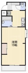ブライトレジデンス芳泉 1Kの間取り