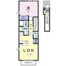 ルージュ　Ⅱ 1LDKの間取り