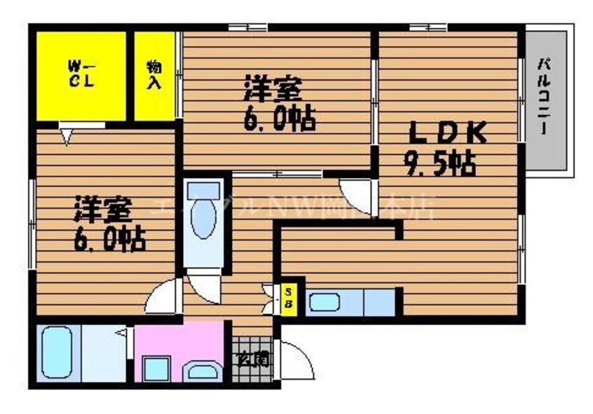 間取図 ガーデンハイツ福島Ａ棟