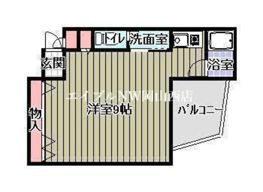 間取図 CALME栄町