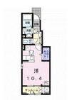 エルヴィータ・セーイＢ 1Rの間取り