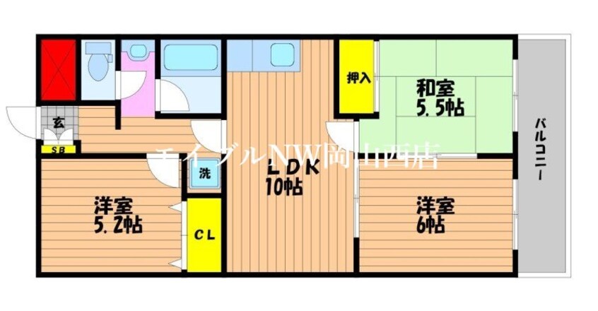 間取図 エバンス