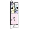 アヴィオン　Ａ 1Kの間取り