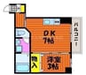 ブランシェ駅元町 1LDKの間取り