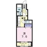 グランドール 1Kの間取り