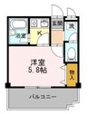 アルカディア 1Kの間取り