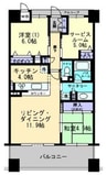 アルファステイツ桃太郎大通り 2LDK+Sの間取り