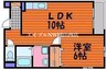 ニューガーデン壱番館 1LDKの間取り