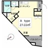 シャンティ医大前 1Kの間取り