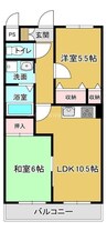 セブンスヘブン今 2LDKの間取り