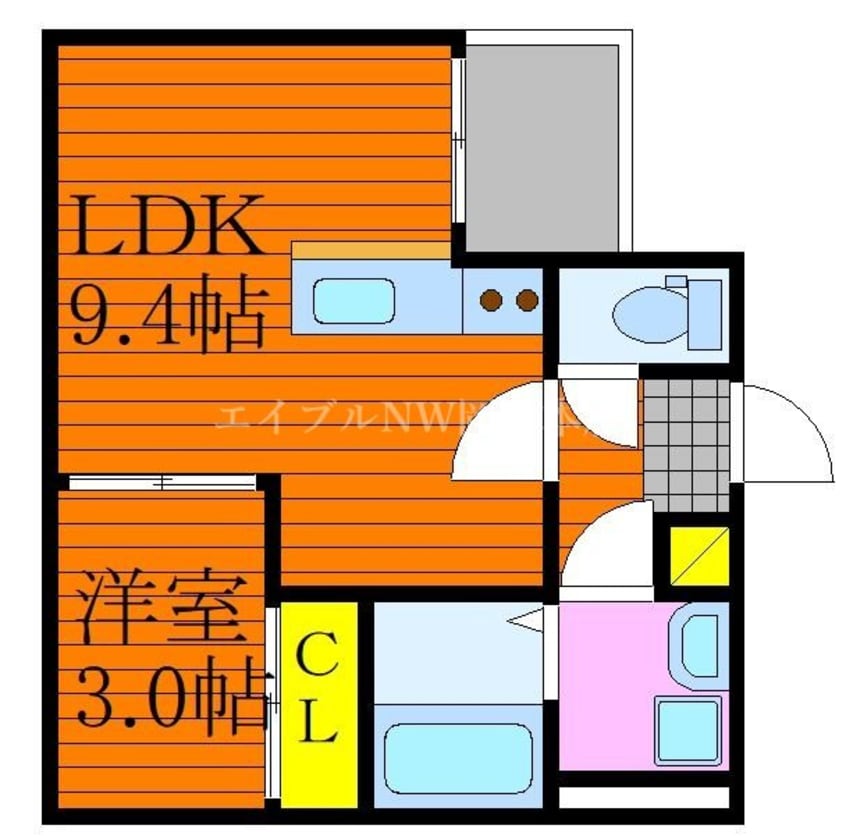 間取図 REGALEST 東島田Ⅰ
