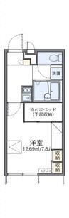 レオパレスパル北方Ⅲ 1Kの間取り