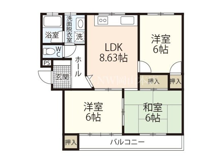 間取図 オークⅠ