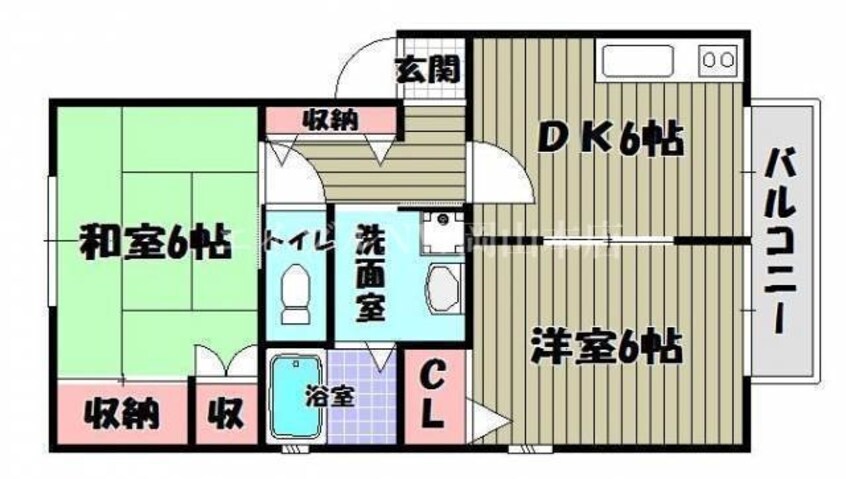 間取図 箕島ハイツ