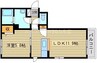 ラフェステートＡ棟 1LDKの間取り