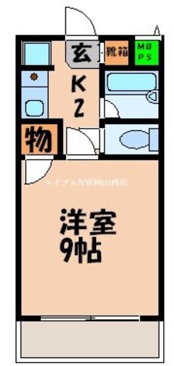 間取図 グランデール伊島