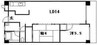 エトワール今 2LDKの間取り