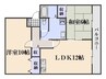 サンパティック 2LDKの間取り