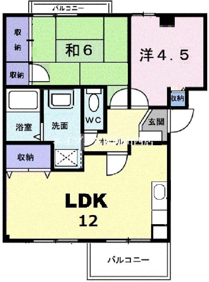 間取図 エスタール