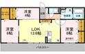 シャトル春水 F棟の間取図