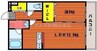 Friend　Court　東島田 1LDKの間取り