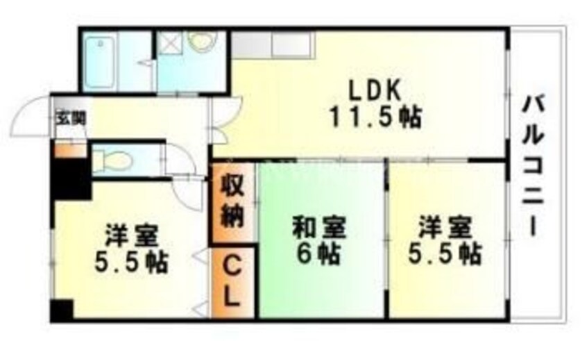 間取図 イルサローネ