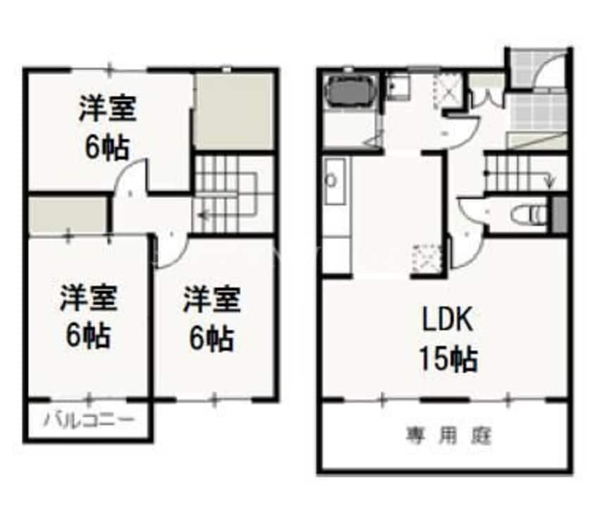 間取図 サニースクウェア津島B
