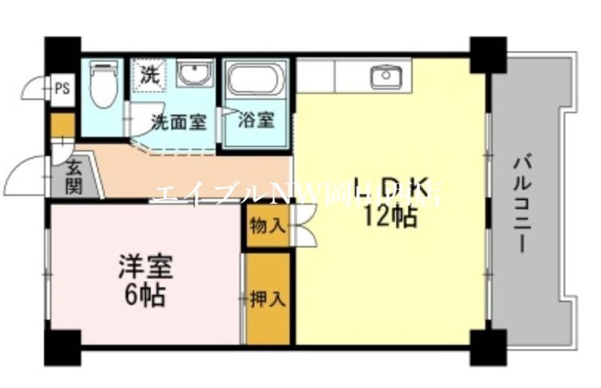 間取図 長瀬マンション　Ⅱ棟