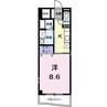 エル・クレール 1Kの間取り