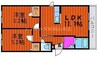 ファミールＡ 2LDKの間取り