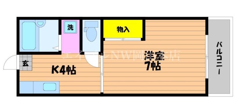 間取図 オーキスヴィラ