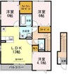 ボナールコート 3LDKの間取り