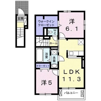 間取図 スミールⅠ