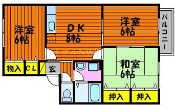 間取図 エルハイムⅢ　