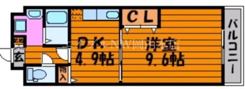 間取図 シオン北長瀬
