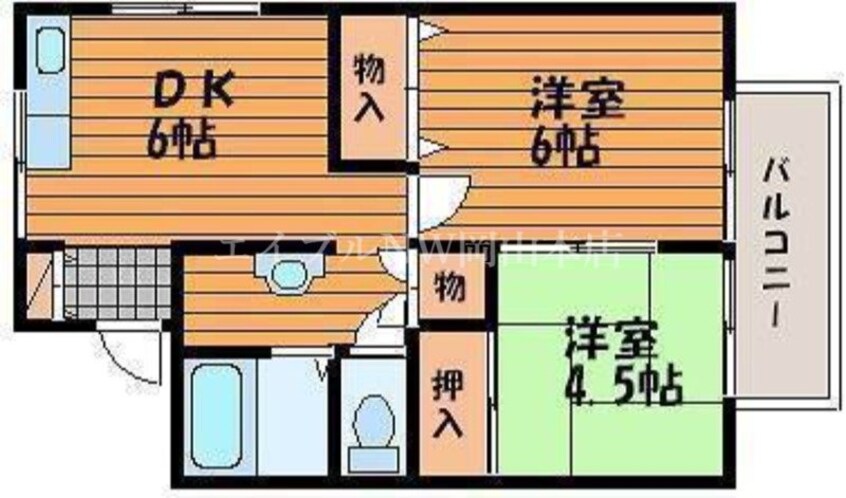 間取図 アン・ソレイユ