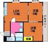 コーポラス　Ｂ棟 2LDKの間取り
