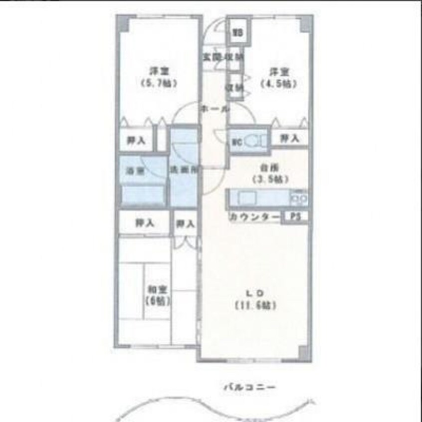 間取図 マンションリヴァージュ