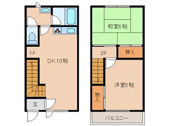 間取図 ガーデンヒルズ東浜