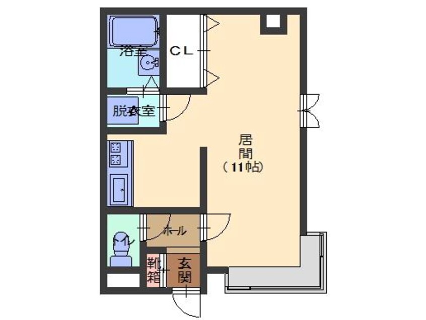 間取図 ヒルトン函館ベイ