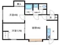 コーポ第2ダックスの間取図
