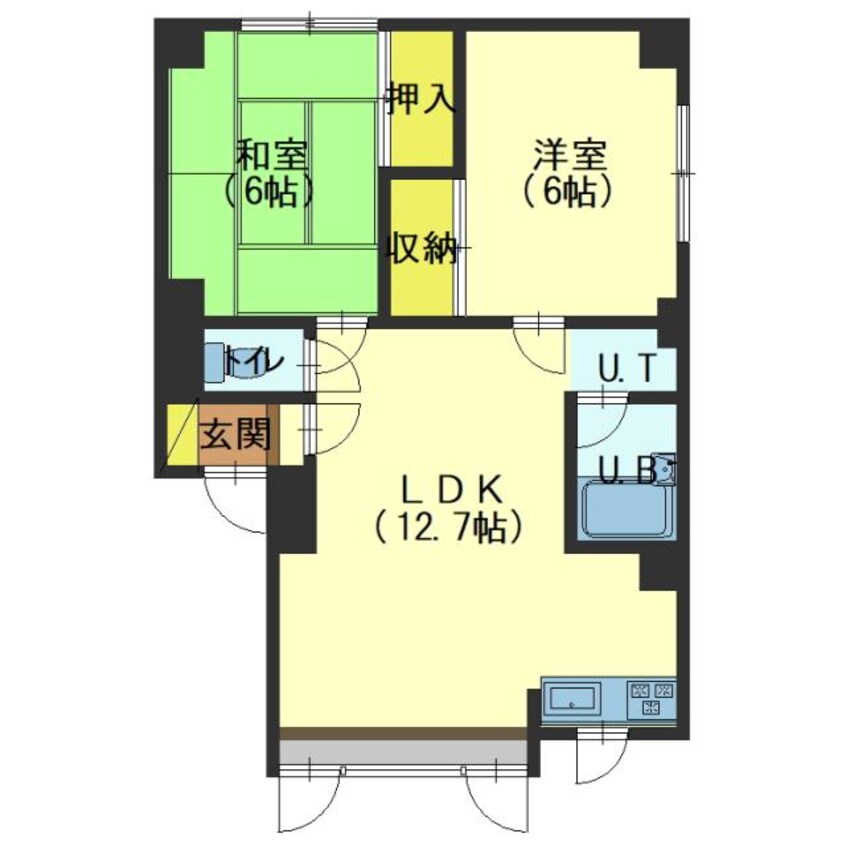 間取図 ハイツチャフル