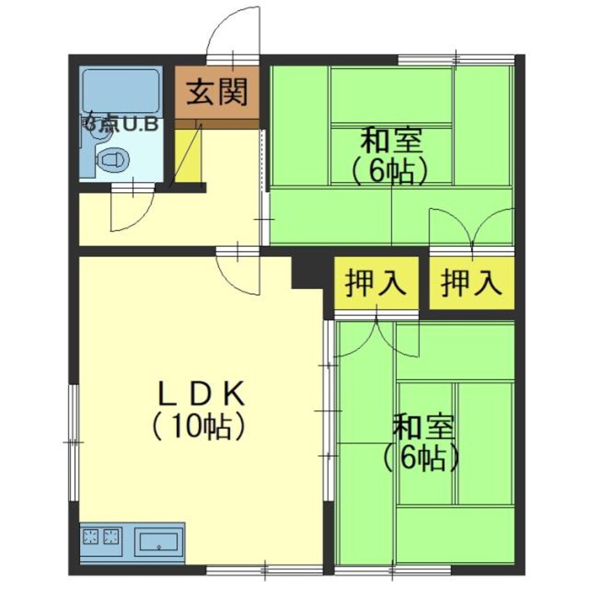 間取図 コータス衣笠