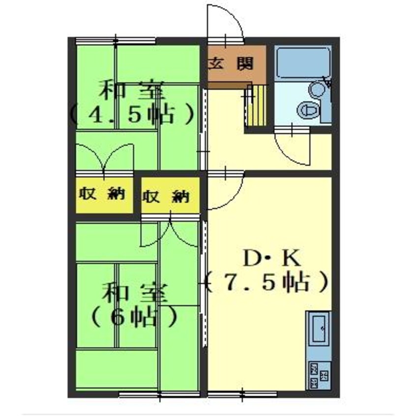 間取図 コータス衣笠