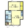 アーバンパレス825 1LDKの間取り