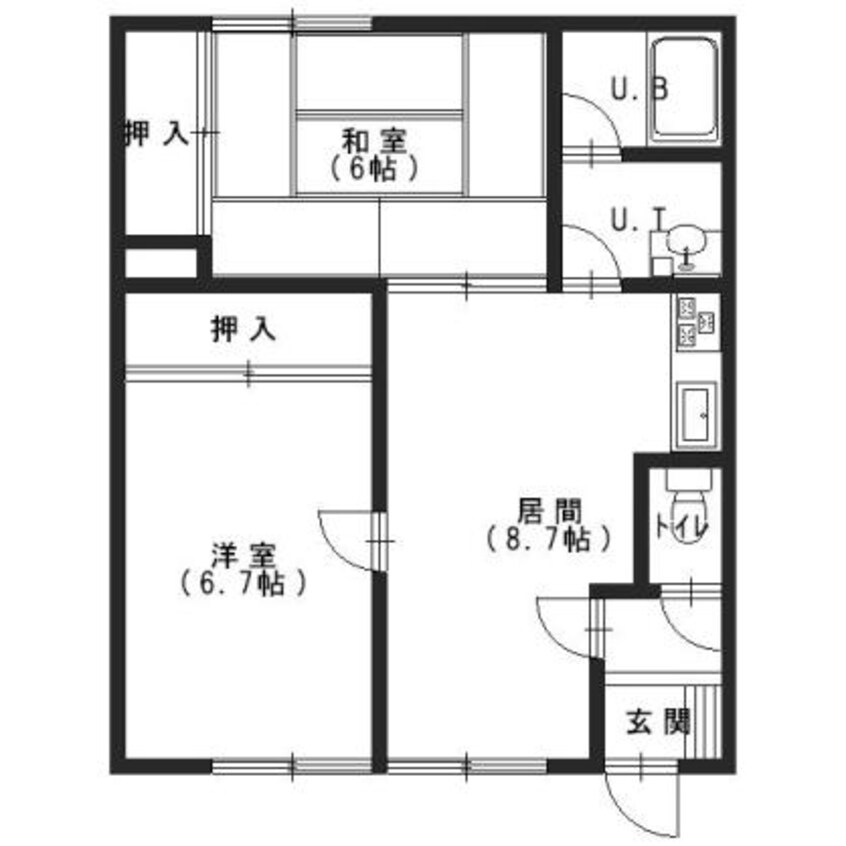 間取図 テラス623