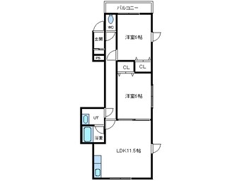 間取図 めぞん六番館