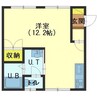 ローズヒル4 1Rの間取り