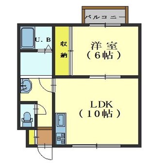 間取図 コーポワンセルフ